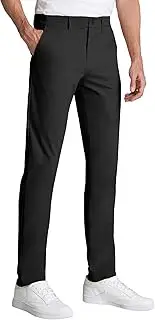 [PINDODA] Men's Golf Joggers Pants with 5 Pockets Slim Fit Stretch Sweatpants Running Travel Dress Work Pants for Men