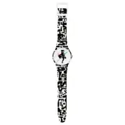Swatch Grotesk Collaboration FREEZE TIME Swatch Break Free White Black New