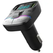 USB PD Car Charger Bluetooth 5.3 AUX Adapter HIFI Audio Player FM Transmitter n