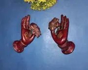 Lotus Buddha Arm Handles Brass Door Knob Apsara Flower Hand Cabinet Puller HK519