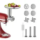 Food Grinder Attachment Kit Meat Grinder Attachment Food Grade Metal Sausage ▦