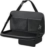 Backseat Car Organizer - Vehicle Backseat Storage with Table | Seat Back Organizer Foldable Tray for Travel, Driving, Camping, Outdoors