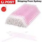 50-200pcs Disposable Glitter Lip Brush Lip Wands Gloss Wand Lipstick Brushes AU