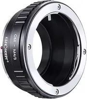 [K&F Concept] Lens Mount Adapter for Olympus Zuiko OM Mount Lens to Micro 4/3(MFT, M4/3) Camera, Fit for Olympus Pen Panasonic Lumix OM-D E-M10 II E-M5 II E-M1 E-M5 E-M10