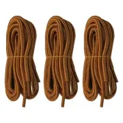 3 pairs 5mm Thick Heavy duty Round Hiking Work Boot Shoe laces Military Strings