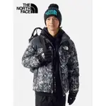 THE NORTH FACE 1996NUPTSE 經典ICON 男羽絨外套-黑白-NF0A3C8DOVW