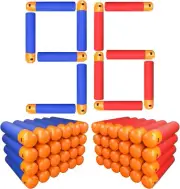 EKIND 9.5cm Foam Darts Compatible for Nerf Elite Mega Series 96-Dart Refill Pack