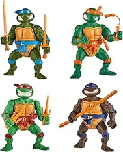 Teenage Mutant Ninja Turtles: Classic 4" Turtles 4-Pack Figure Bundle by Playmates Toys