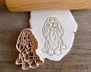 English Springer Spaniel Dogs Face Body Cookie Cutter Dog Animal Pet Doggo