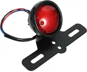 Alipis LED Motorcycle Brake Light Durable Tail Light Vintage Design Brake Warning Light Easy Installation for Various Motorcycle Models
