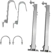 Solar Panel Tilt Mount Brackets Solar Panel Mounts Outdoor Universal 2 Hook -Fixture -Accessories High -Performance Utility Program