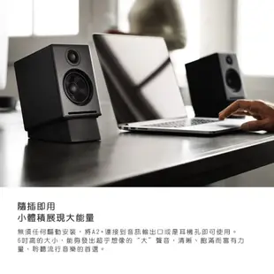 AE 聲擎 Audioengine A2+ wireless 主動式立體聲 藍牙書架喇叭 台灣代理公司貨 | 金曲音響