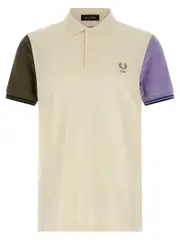 [Comme Des GarçOns Shirt] Comme Des GarçOns Shirt-Comme Des GarçOns Shirt X Fred Perry Polo Bianco-Uomo L