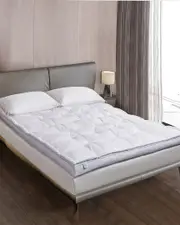 Martha Stewart 3in White Down Top Featherbed