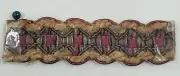 25 yards High Quality Chenille Decorative Trim Gimp - Ablaze Red, Green, Gold
