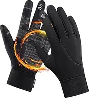 [Huvqianu] Winter Skiing Gloves, Outdoor Activity Gloves, Insulated Cold Weather Gloves, Men's Touchscreen Gloves, Touch Screen Warm Gloves, Outdoor Waterproof Cycling Gloves, Cold Weather Skiing Gloves, Ski Glo