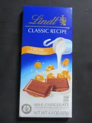 (1) Lindt Classic Recipe Caramel With Sea Salt Milk Chocolate Bar 4.4 Oz ^
