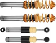 Coilovers Adjustable Lowering Coils ，Compatible With FIAT 500 ，Compatible With Abarth 2008-2019 Coilovers Shock Lowering Shocks Kit ，Compatible With Ford Ka Mk2 2008-2016