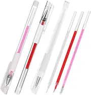 OFFSCH 1 Set Tattoo Stencil Markers Multi Functional Eyebrow Position Surgery Marker Pens Includes Pens with Refills for Precise Line Drawing and Efficient Tattoo Application