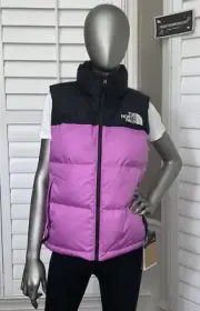 The North Face Womens 1996 Retro Nuptse 700-Down Puffer Vest - Violet Crocus NWT