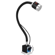 LED Machine Tool Lamp Flexible Gooseneck Magnet Base High Bright Soft White LLI