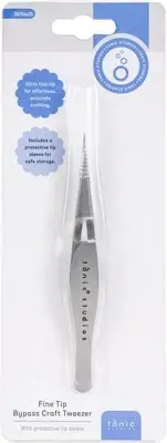 4 Pack Tonic Studios Precision Tweezers-Fine Tip 3610E