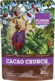 Power Super Foods Cacao Crunch Nibs Raw Certified Organic 200g