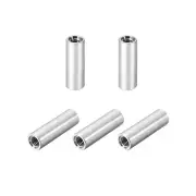 5 Pcs M3x15mm Round Aluminum Standoff Column Spacer Female for DIY