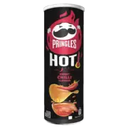 Pringles Hot Spicy Sweet Chilli Chips Can 160g