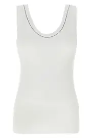 BRUNELLO CUCINELLI 'Shiny Collar' Top
