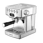 Aoibox Espresso Machine 2-Cup Stainless Steel w/ Milk Frother/1.8L Water Tank