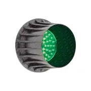 LED Autolamps Green Traffic Arrow Board Light 48 LED Lamp Single Bulk Box