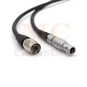 For ARRI Alexa 0B 2Pin to Hirose 4Pin Female SmallHD DP7 AC7 Monitor Power Cable