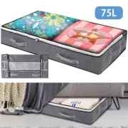 Foldable Under Bed Bags Thick Breathable Underbed Clothes Storage ☏
