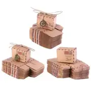 Vintage Chocolate Packaging Kraft Paper Gift Boxes Wedding Gifts Bag