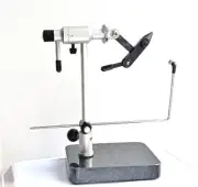 TRUE ROTARY VISE TMF fly tying Grilse Vice by Tier McFlier granite pedestal base