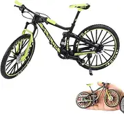Lotvic Mini Finger Mountain Bike Model Toy - 1:10 Scale Bicycle Decoration, Collectible Gift