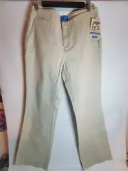 Women’s Dockers Petite Stretch Pants Tan Bootcut Sz 8 Med NWT