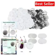 100 Sets of 3-Inch Button Supplies - Versatile DIY Badge Kit for Maker Machines