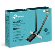 TP-Link Archer TX20E AX1800 Wi-Fi 6 Bluetooth 5.2 PCIe Adapter, 1201Mbps@5GHz, 574Mbps@2.4GHz Archer TX20E