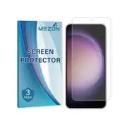 3 Pack MEZON Samsung Galaxy S23+ (6.6") Clear Film Screen Protectors