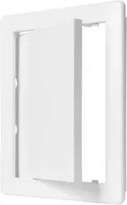 6" X 8" White Plastic Access Panel. Service Shaft Door Panel. Plumbing, Electric