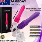 Sex Machine Auto Thrusting Telescopic Dildo Vibrator Gspot Massager Sex Toy