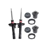 2x Front KYB Shock Absorbers + Strut Mount Kit for Holden Zafira TT Wagon 01-06