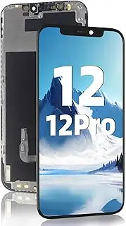 DTD for iPhone 12/12 Pro Screen Replacement 6.1 inch Screen Full HD LCD Display 3D Touch Screen Digitizer (without repair tools)