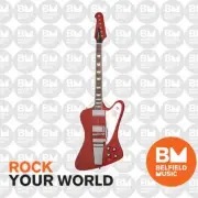 Epiphone 1963 Firebird V Maestro Electric Guitar Ember Red w/ Hardcase