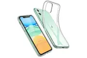 Apple iPhone 11 PRO MAX Slim transparent clear bumper cushion back case cover