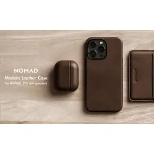 【美國NOMAD】AirPods Pro (第2代) 嚴選Classic皮革保護收納盒