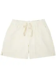Frame Cotton Shorts - Cream - S S
