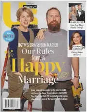 US WEEKLY MAGAZINE - MARCH 31, 2025 - HGTV'S ERIN & BEN NAPIER ...HAPPY MARRIAGE